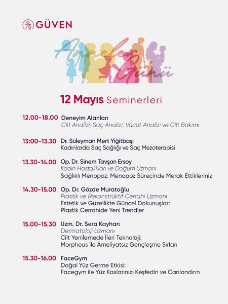 Dosya:Anneler Günü kapsamında Güven Gençleşme Kliniği’nde düzenleyeceğimiz etkinlikte, kadın sağlığınd (1).jpg
